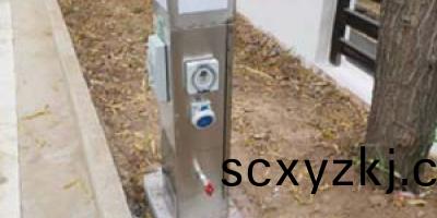 甘肅(su)悅(yue)園人(ren)傢新添(tian)極亞(ya)智(zhi)能水電(dian)樁(zhuang)，滿(man)足(zu)您停車(che)、充(chong)電、用水(shui)、炤(zhao)明(ming)等(deng)多(duo)種需求