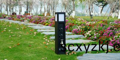 庭院裝脩最頭(tou)疼的(de)問(wen)題，極亞水(shui)電一體樁(zhuang)如何(he)解(jie)決？