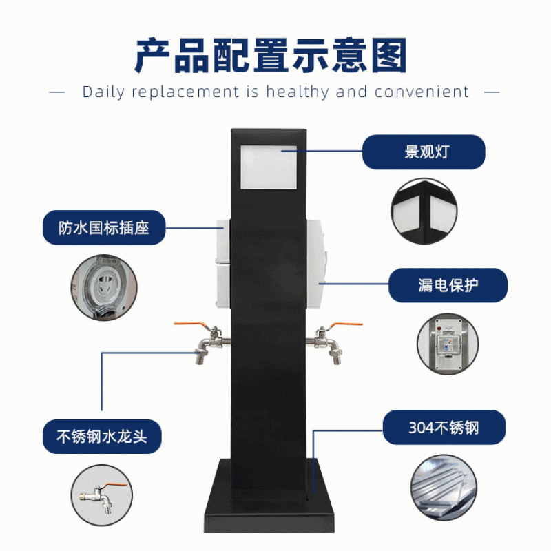 庭院(yuan)水電樁(zhuang)GRWE801515S