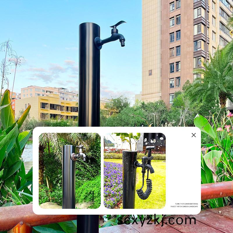 庭(ting)院圓(yuan)樁(zhuang)-黑(hei)色