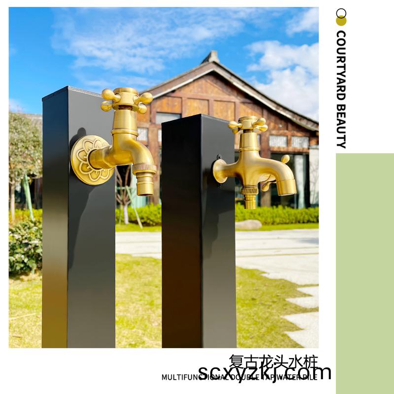 庭(ting)院(yuan)方(fang)樁-黑(hei)色