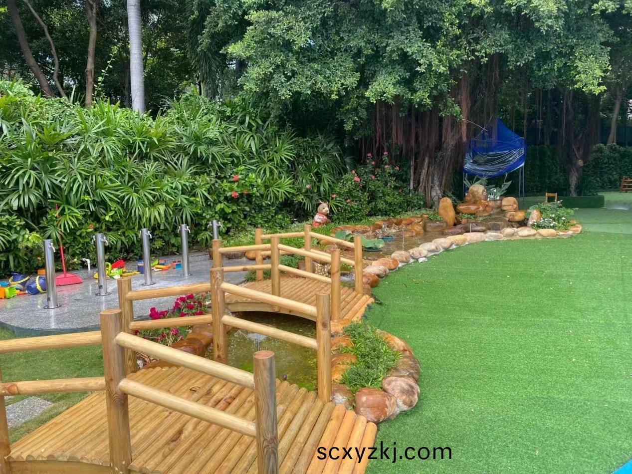 極亞智能水樁(zhuang)落戶(hu)紅(hong)樹(shu)幼(you)兒(er)園