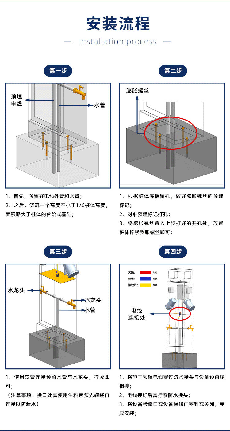 庭院水(shui)電(dian)樁