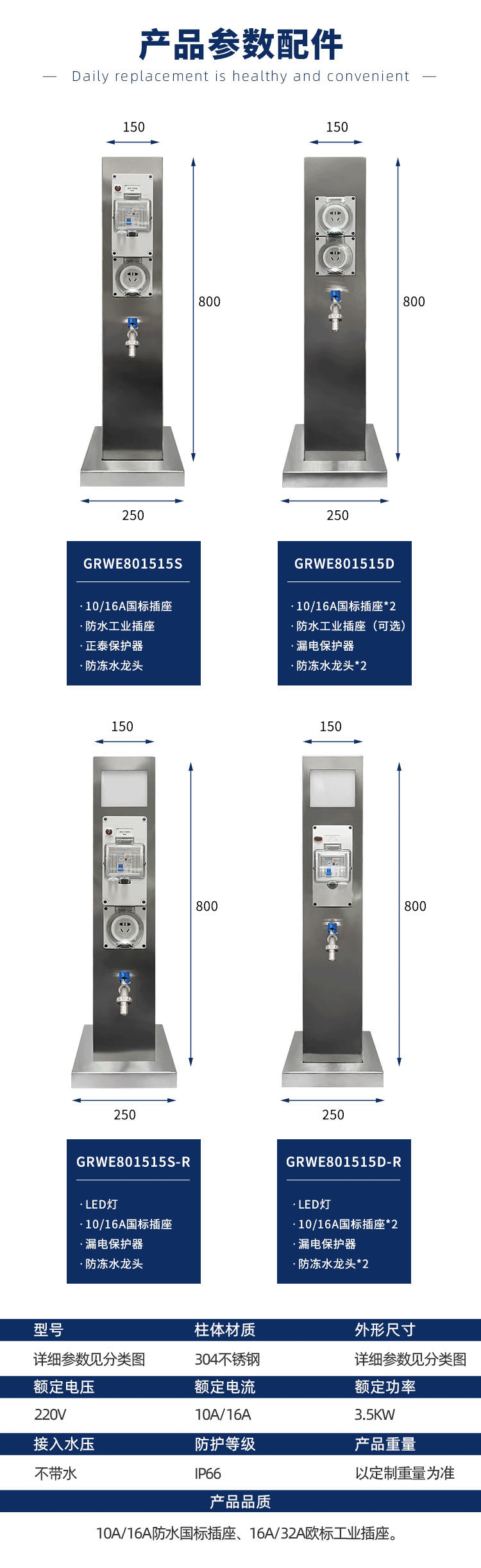 房車營地(di)水電(dian)樁(zhuang)