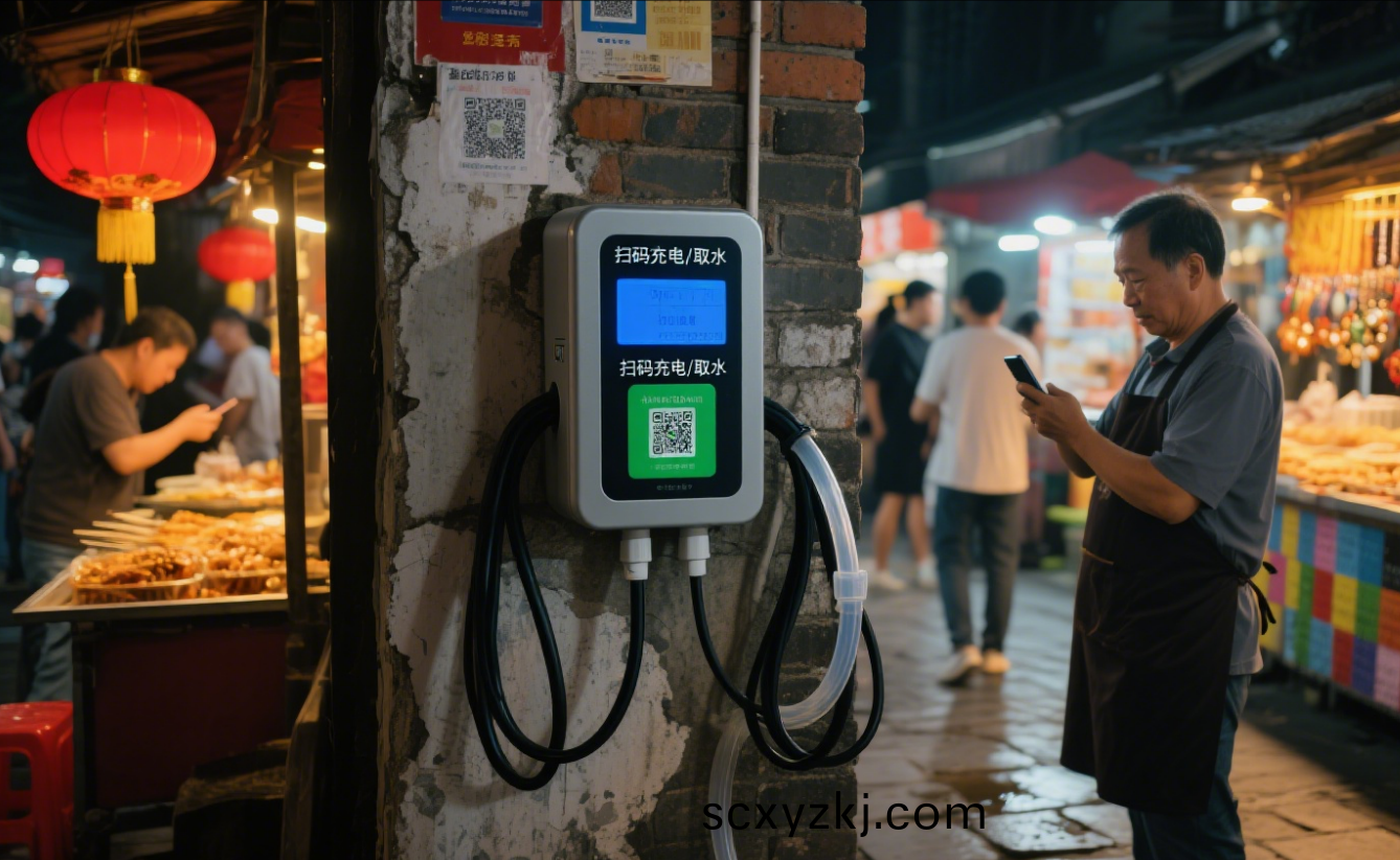 亱(ye)市(shi)掃碼(ma)水(shui)電(dian)樁：極亞智(zhi)能方(fang)案(an)助(zhu)力亱(ye)市(shi)槼範(fan)化(hua)革(ge)命(ming)